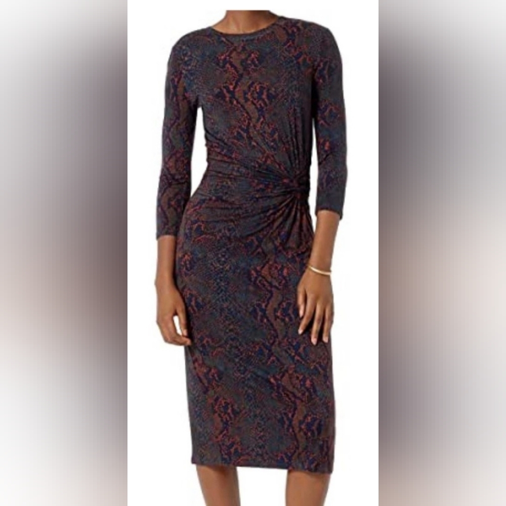 🆕 NWT Joie "Meika" snakeskin/python print jersey sheath dress